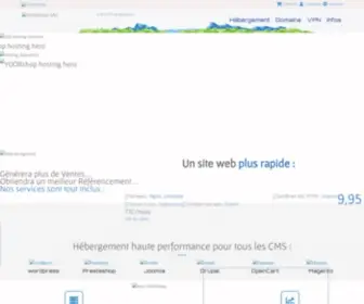 Yoorshop.fr(SSD web hosting services in Europe) Screenshot