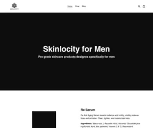 Yoothskincare.com(Skinlocity) Screenshot
