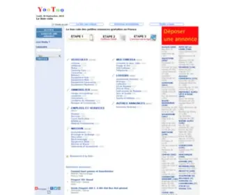 Yootoo.fr(Le bon coin des petites annonces gratuites (immobilier) Screenshot