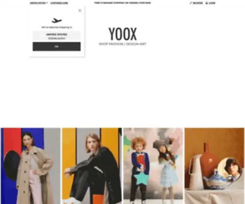 Yoox.com(Shop fashion) Screenshot