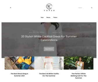 Yoper.com(Fashion, Style & Beauty Blog) Screenshot