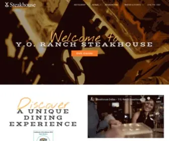 Yoranchsteakhouse.com(Y.O. Ranch Steakhouse) Screenshot