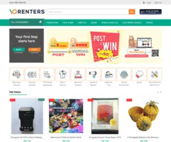 Yorenters.com(Rental marketplace malaysia) Screenshot