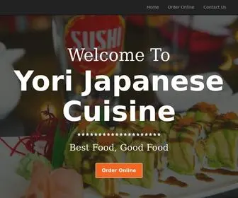 Yorijapanesecuisineny.com(Yori Japanese Cuisine) Screenshot