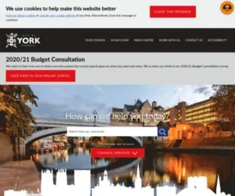 York.gov.uk(City of York Council) Screenshot