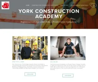 Yorkacademy.ca(York Construction Academy) Screenshot