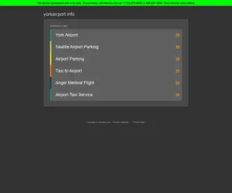Yorkairport.info(York Airport) Screenshot