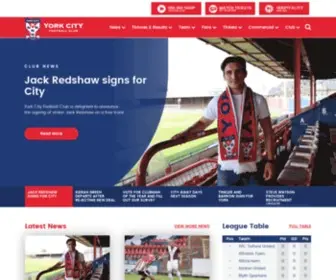 Yorkcityfootballclub.co.uk(York City Football Club) Screenshot