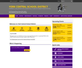 Yorkcsd.org(York Central School District) Screenshot