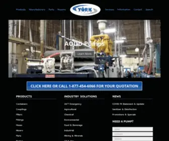 Yorkfluid.com(York Fluid Controls Ltd) Screenshot