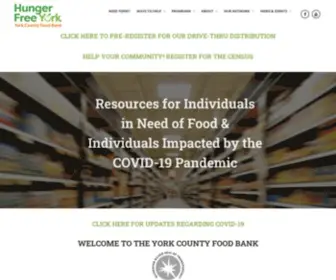 Yorkfoodbank.org(York County Food Bank) Screenshot