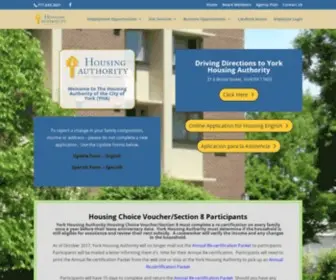 Yorkhousingauthority.com(The Housing Authority of the City of York) Screenshot