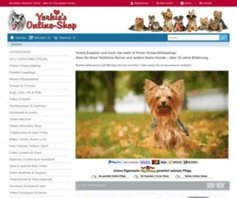 Yorkie-Onlineshop.com(Die richtige Yorkie) Screenshot