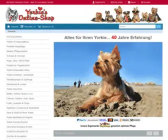 Yorkie-Onlineshop.de(Die richtige Yorkie) Screenshot