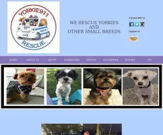 Yorkie911Rescue.com(Yorkie911 Rescue) Screenshot