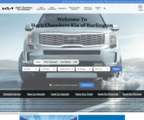 Yorkkiaofmedford.com(Herb Chambers Kia of Burlington) Screenshot