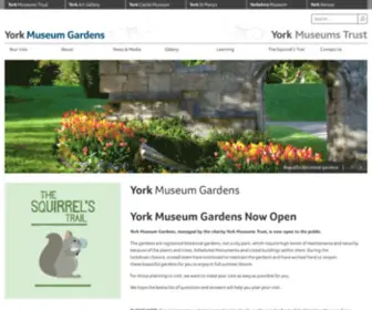 YorkmuseumGardens.org.uk(York Museum Gardens) Screenshot