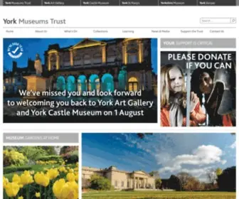Yorkmuseumstrust.org.uk(York Museums Trust) Screenshot