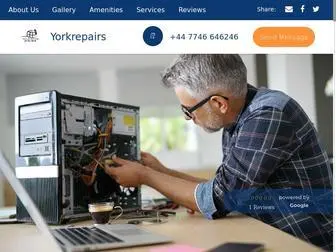 Yorkrepairs.com(Laptop computers York) Screenshot