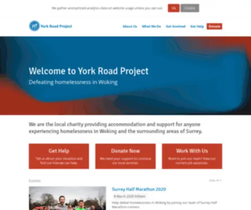 Yorkroadproject.org.uk(York Road Project) Screenshot