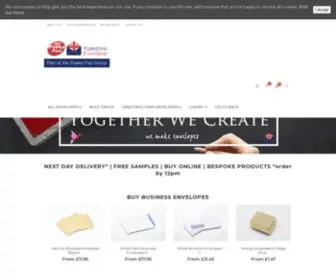 Yorkshireenvelopes.com(40 Years of Envelope Manufacturing) Screenshot