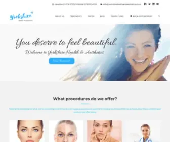 Yorkshirehealthandaesthetics.co.uk(Aesthetic Treatments in Bradford) Screenshot