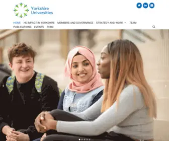Yorkshireuniversities.ac.uk(Yorkshire Universities) Screenshot