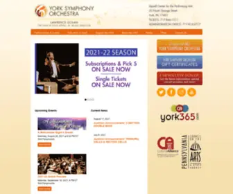 Yorksymphony.org(York Symphony Orchestra) Screenshot