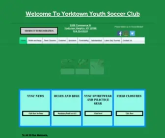 Yorktownsoccer.org(See) Screenshot