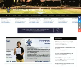 Yorktownsports.org(Yorktown High School) Screenshot