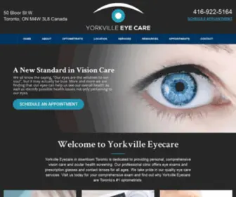 Yorkville-Eyecare.com(Yorkville Eye Doctor) Screenshot