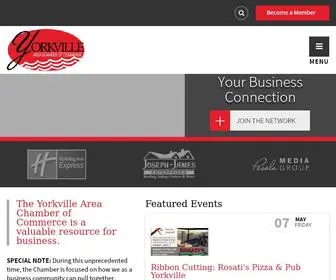 Yorkvillechamber.org(Yorkville Area Chamber of Commerce) Screenshot