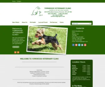 Yorkwoodveterinaryclinic.com(Yorkwoodveterinaryclinic) Screenshot