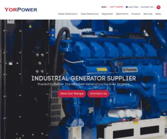 Yorpower.com(Diesel Generators UK) Screenshot