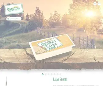 Yorsan.com.tr(Yörsan Süt ve Süt Ürünleri) Screenshot