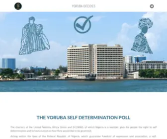 Yorubadecides.com(Yoruba Decides) Screenshot