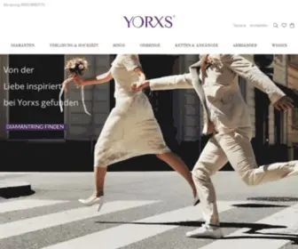 Yorxs.com(Verlobungsringe, Schmuck) Screenshot