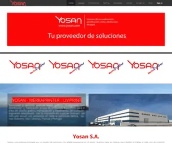 Yosan.com(Yosan, S.A) Screenshot