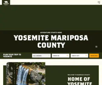 Yosemite.com(Yosemite National Park in Mariposa County) Screenshot