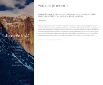 Yosemitegold.com(Yosemite) Screenshot