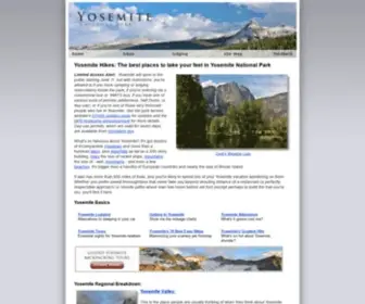 Yosemitehikes.com(Yosemite tips the official sites are too polite to reveal) Screenshot