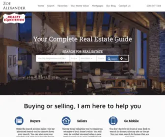 Yosemiterealtor.com(Zoe Alexander) Screenshot