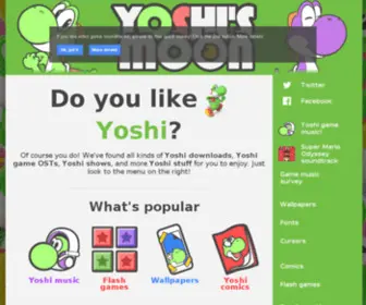 Yoshismoon.com(Yoshismoon) Screenshot