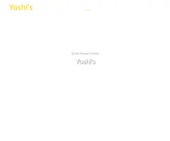 Yoshis.net(Yoshi's Japanese and Korean Cuisine Somerville) Screenshot