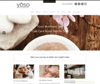 Yosowellness.com(Yoso Wellness Spa) Screenshot