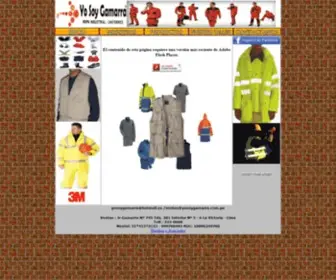 Yosoygamarra.com.pe(ROPA INDUSTRIAL) Screenshot