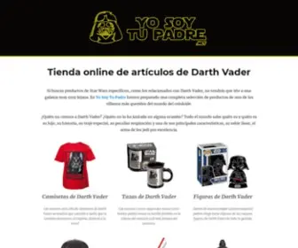 Yosoytupadre.net(Tienda online de artículos de Darth Vader) Screenshot