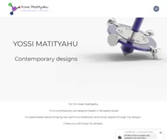 Yossimatityahu.com(YOSSI MATITYAHU Contemporary Designs) Screenshot