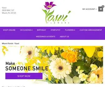 Yosvi.com(Miami Florist) Screenshot