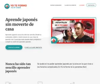 Yoteformo.com(▶ Academia de japonés Yo te formo) Screenshot